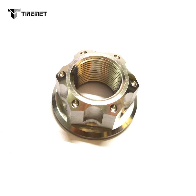 Титановые фланцевые гайки Tiremet M22 * 1 5 мм для заднего колеса мотоцикла KAWASAKI KX250F KX450F