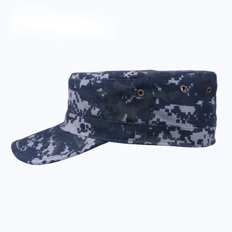 

Navy Blue Digital Ocean Military Cap Partol Train Camouflage Hat Hiking Camping Fishing Wear Hat Army Combat Hat