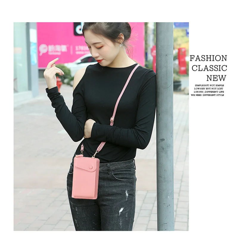 

New Phone Wallet Bag Women Handbags Luxury Designer Women's Crossbody Bags Large Capacity High Quality Portable Shoulder Bag
