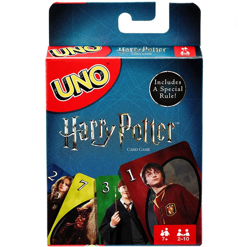 

Игра в карты «Гарри Поттер» UNO Mattel Games оригинальная семейная смешная модель Веселая Игра В Покер игрушка Рождественский подарок