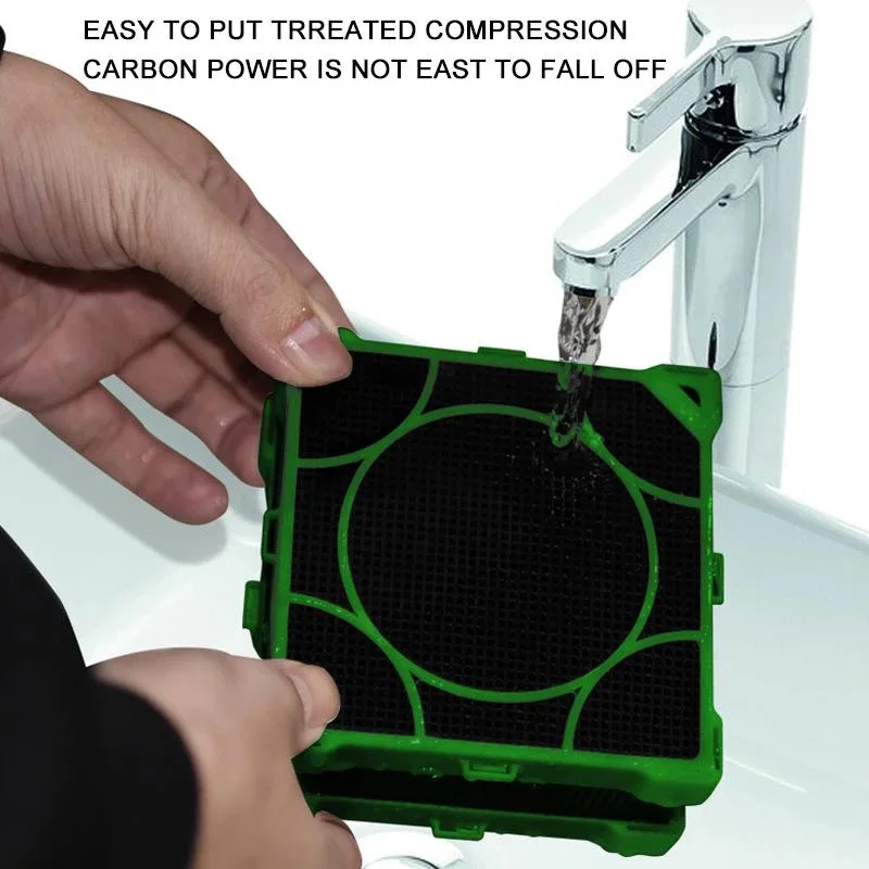 Аквариумный фильтр кубики сильная фильтрация поглощение активированный углерод Магнитный аквариум