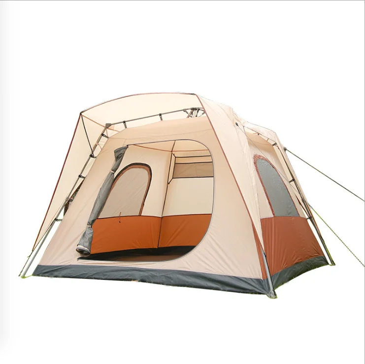 

Simple outdoor camping tent outdoor 3-4 people camping picnic quick open outdoor tent