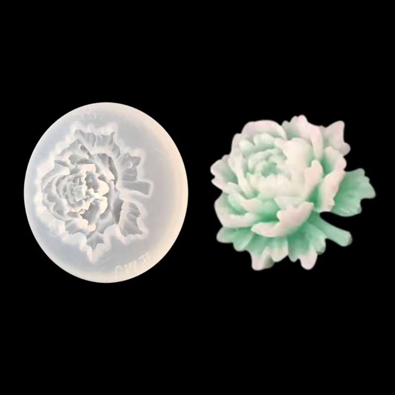 

69HB 3D Flower Rose Silicone Mould Mold For Resin Jewelry Pendants Necklace Making