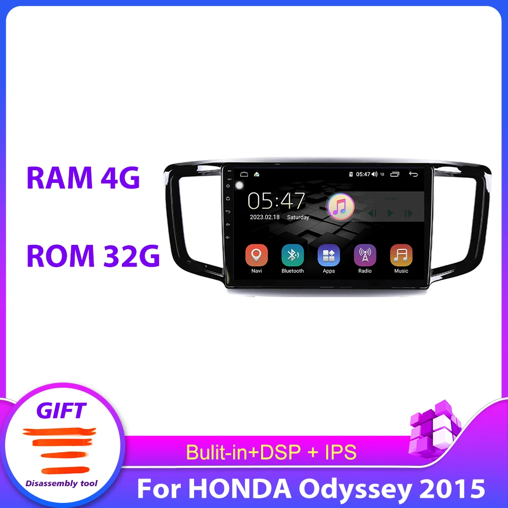 Car Auto Audio Radio Head Unit Vertical Screen Gps FOR Honda Odyssey 2015 Multimedia Video Player Autoradio Navigation | Автомобили и