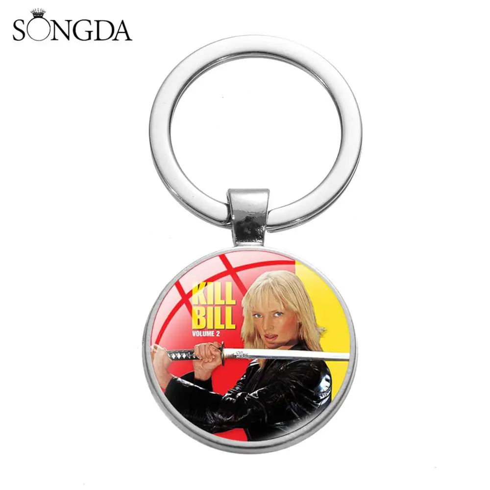 Винтажный постер Убить Билла брелок Классический экшн фильм ума Турман крутой