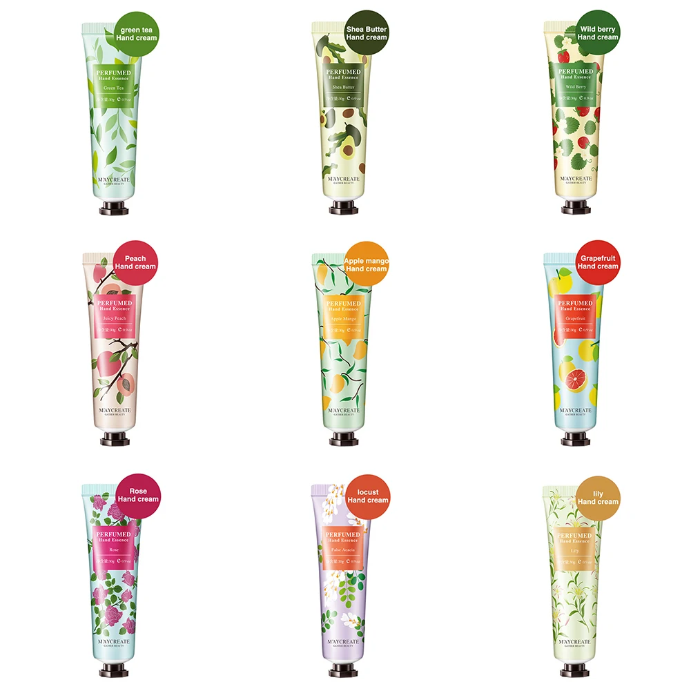 

Moisturizing Plant Extract Fragrance Hand Cream Hand Massage Lotion Repair Anti-Cracking High-Grade Fruit Nourishing Hand Care