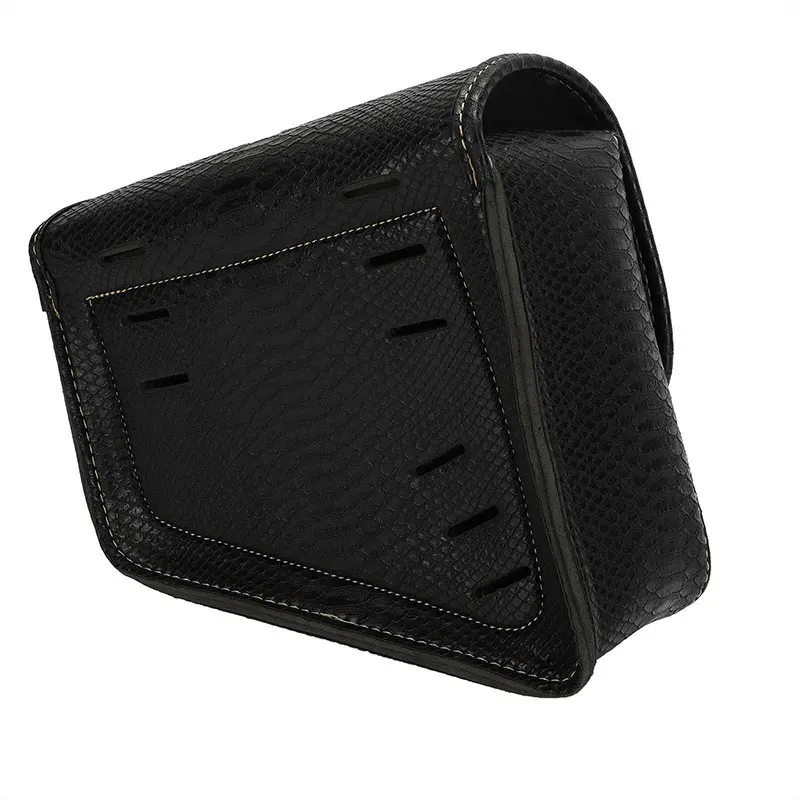 1 шт. правая мотоциклетная кожаная черная имитация крокодилового инструмента