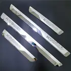 Стайлинг автомобиля, полоса на пороги для Skoda KAROQ 2017 2018-2021, накладка из нержавеющей стали, педаль, педаль, наклейка, автомобильные аксессуары