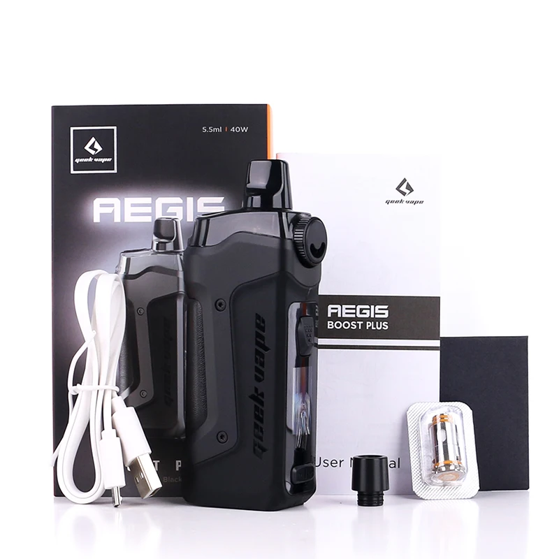 

Geekvape Aegis Boost Plus Pod Kit Powered By Single 18650&5.5ml Capacity Top Filling Cartridge E-Cigs Vaporizer VS Aegis Legend