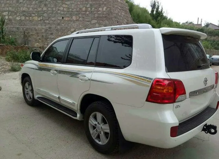 Спойлер для Land Cruiser 150 2008 2016 спойлер Toyota LC200 из АБС пластика цветной задний