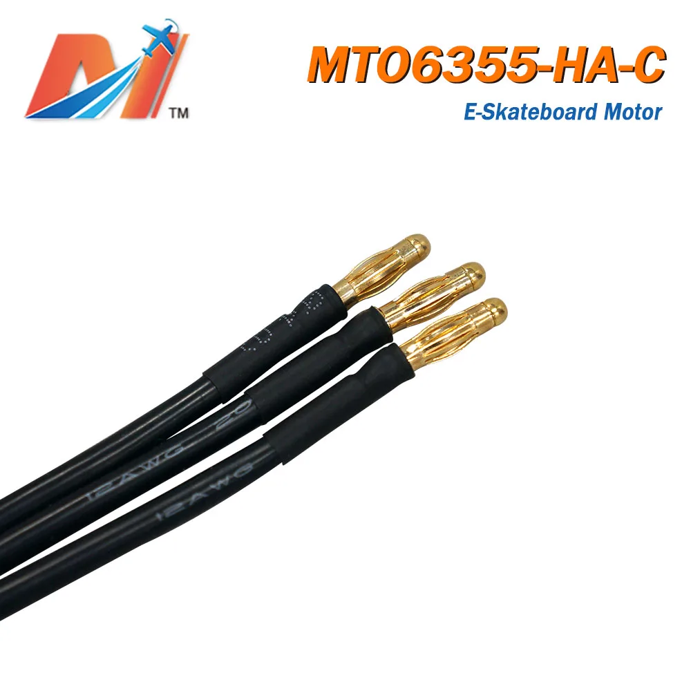 Датчики Холла Maytech 6355 Электрический Лонгборд мотор 170kv с валом 8 мм для