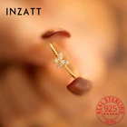 Женское кольцо из серебра 925 пробы, с цирконом