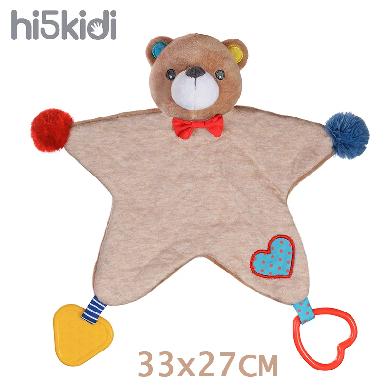 HI5KIDI плюшевая игрушка для новорожденных детская кукла коричневый медведь