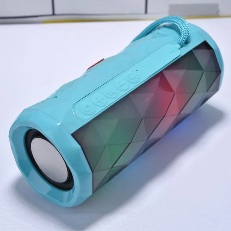 Bluetooth Колонка со светодиодной подсветкой 3 5 мм Aux|Портативные колонки| |