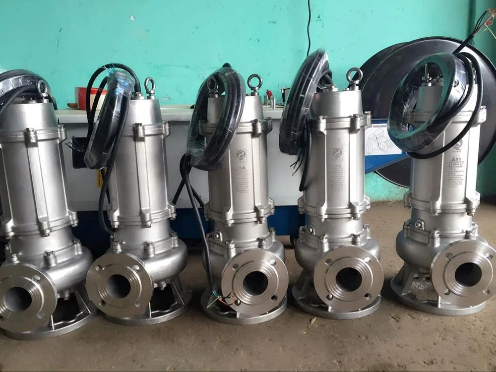 

stainless steel submersible waste water disposal made in stainless steel 304 316 316L WOP stainless steel submersible pump