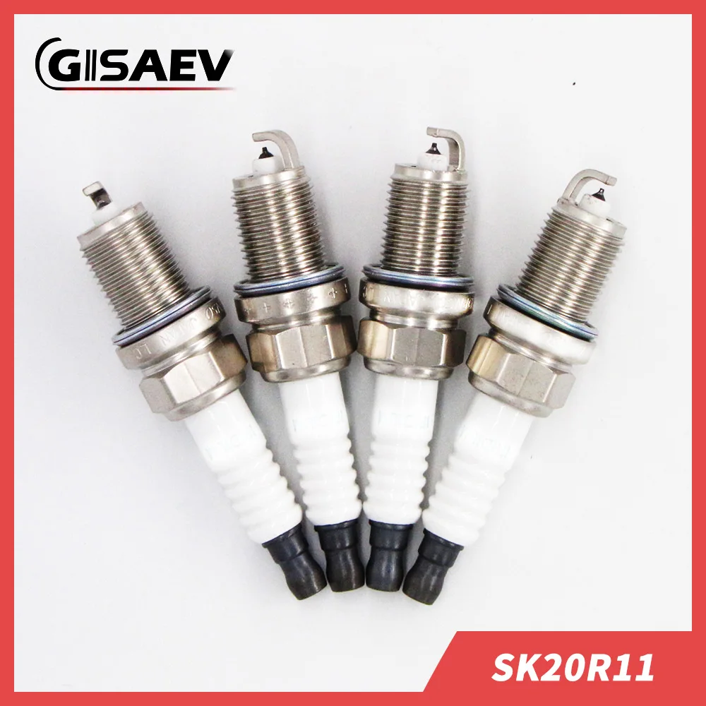 4 шт. Иридиевые свечи Toyota Свеча зажигания SK20R11 для Camry RAV4 Tundra Lexus Scion 90919 01210|Свечи и