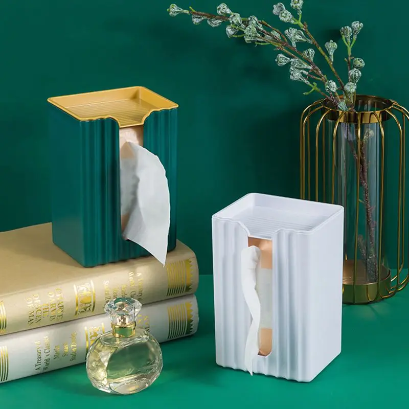

New Tissue Box Environmental Protection Home Tissue Container Towel Napkin Tissue Holder Case for Office Home Decoration