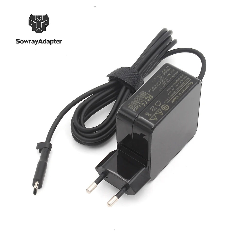45 Вт USB C PD Тип C AC Мощность адаптер быстрой Зарядное устройство для hp DELL LENOVO Xiaomi HUAWEI ноутбук 5V 15V 3A 14,5 V 2A 20V 2.25A