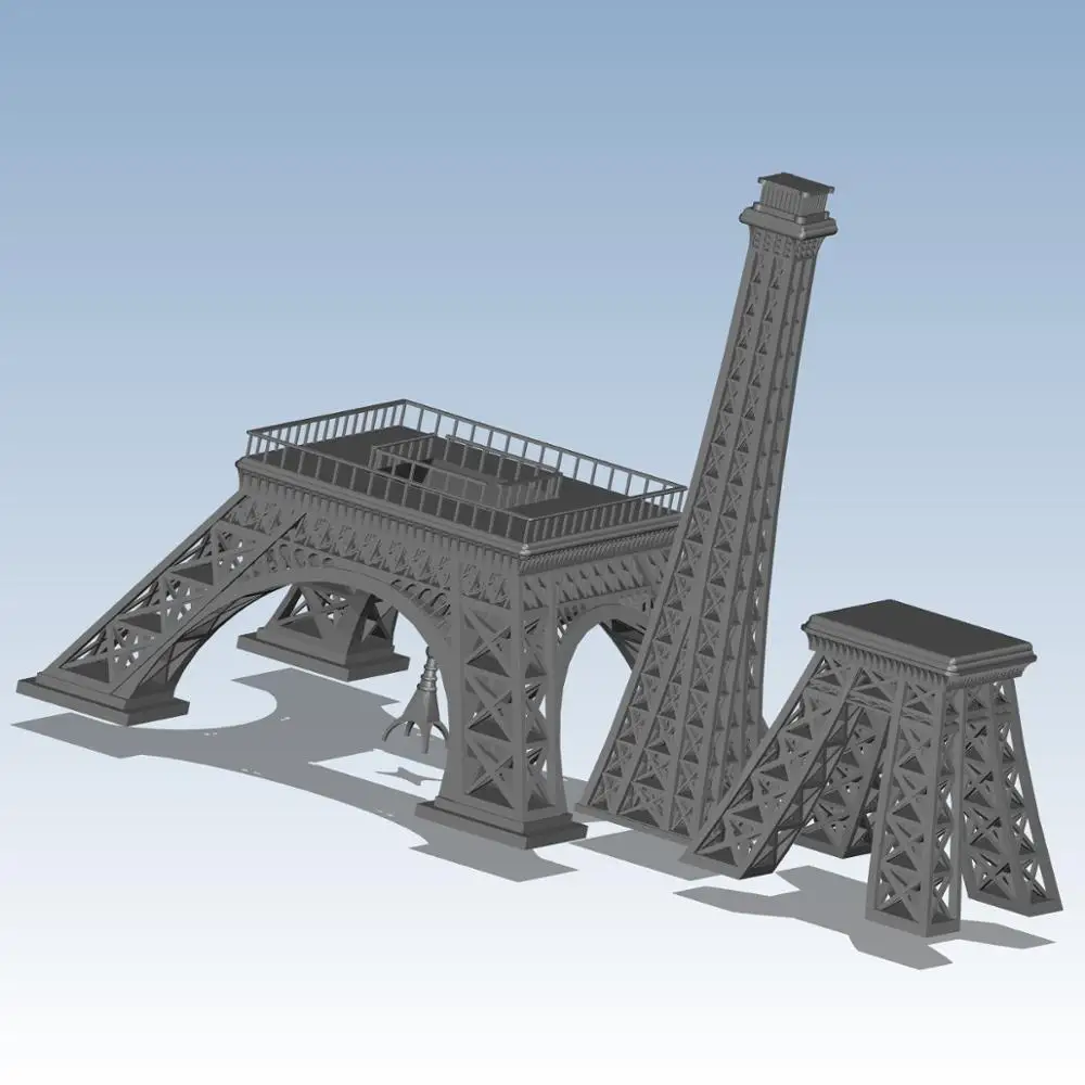 

Eiffel Tower Custom order highqualityhighprecision digital models 3D printing service Classic objects ST2010