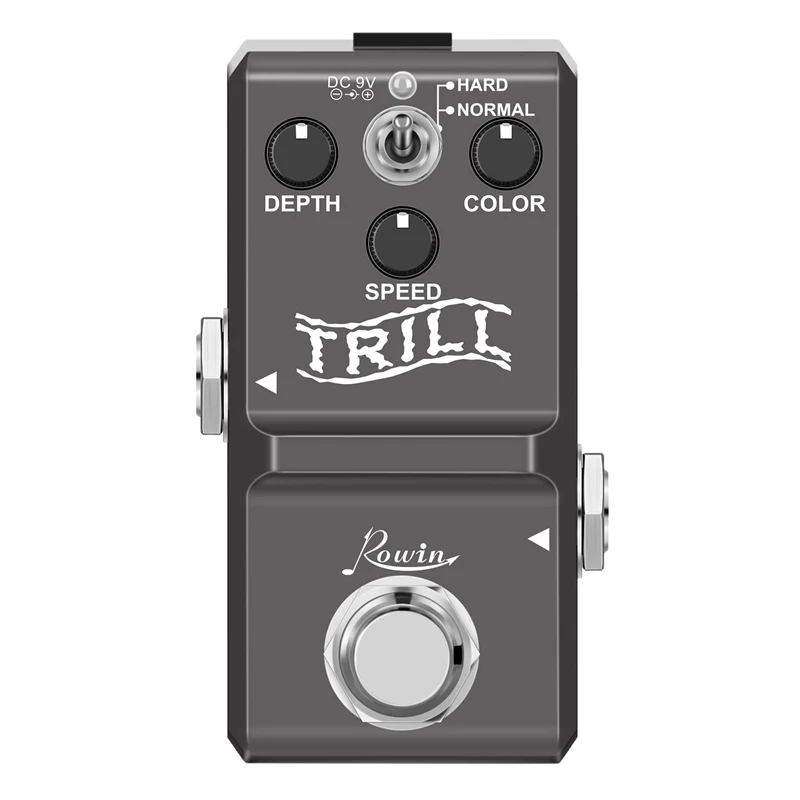 

LN-327 Nano Trill педаль Tremolo, педаль эффектов True Bypass для гитары, корпус из алюминиевого сплава