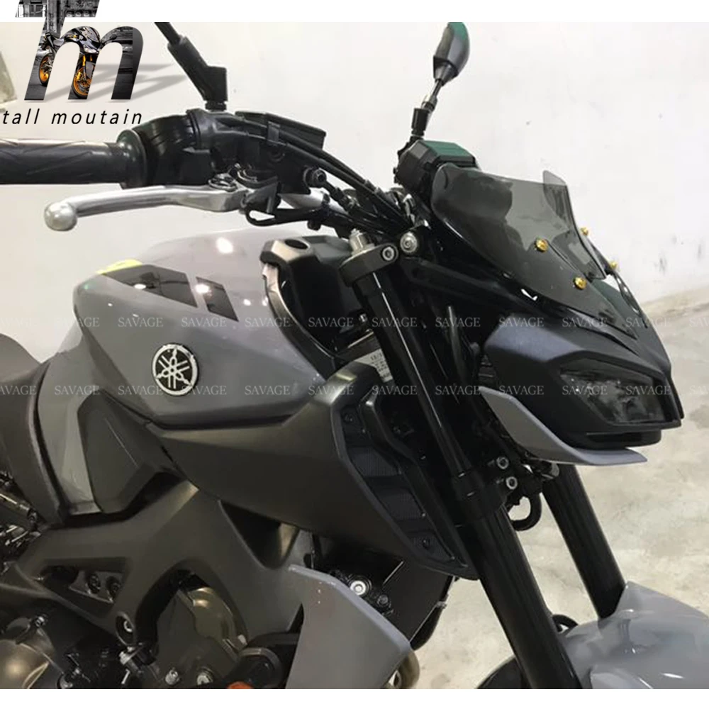 Лобовое стекло для YAMAHA MT-09/SP FZ-09- 18 19 ветровое стекло Pare-brise мотоциклетные дефлекторы MT-09SP MT09 FZ09 MT FZ 09