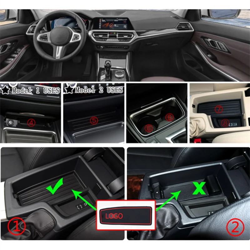 Для BMW 3-й серии F30 F31 F34 320 328 116 118 M3 2012 2013 2014 2015 2016 2017 2018 2019 Внутренние антискользящие коврики и пылевой коврик.