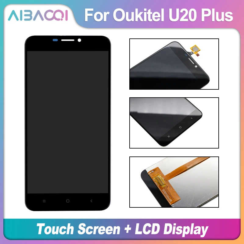 5,5 дюймовый сенсорный экран+ 1920X1080 ЖК-дисплей в сборе для Oukitel U20 Plus Android 6,0 MTK6737T телефон