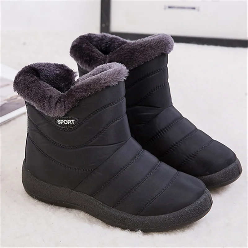 

New winter boots for women, non-slip bottom shoes, warm fur snow boots for winter, boots to keep warm, ankle boots Women