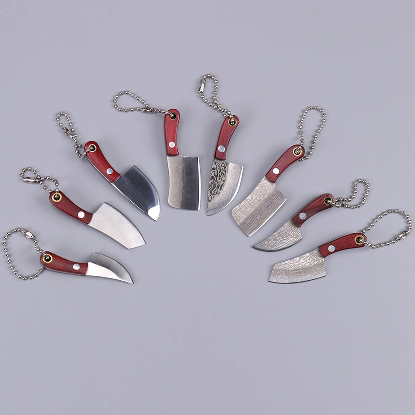 

Protable Portable Stainless Steel Small Kitchen Knife Camping Mini Peeler Keychain Pocket EDC Knife Home Kitchen Accessory Set