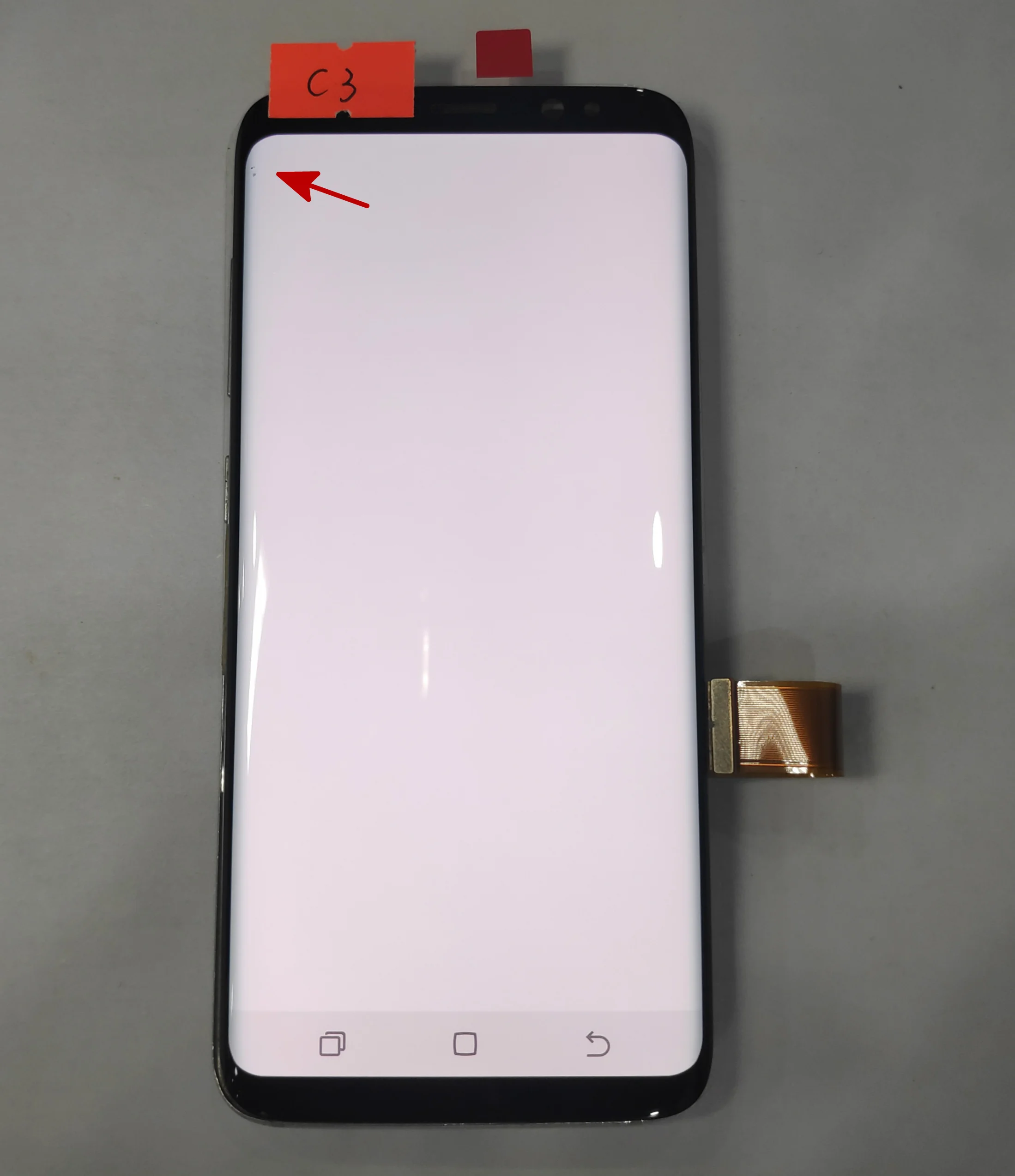 Оригинальный супер AMOLED экран для Samsung Galaxy S8 G950F G950A G950FD черный точечный ЖК-дисплей