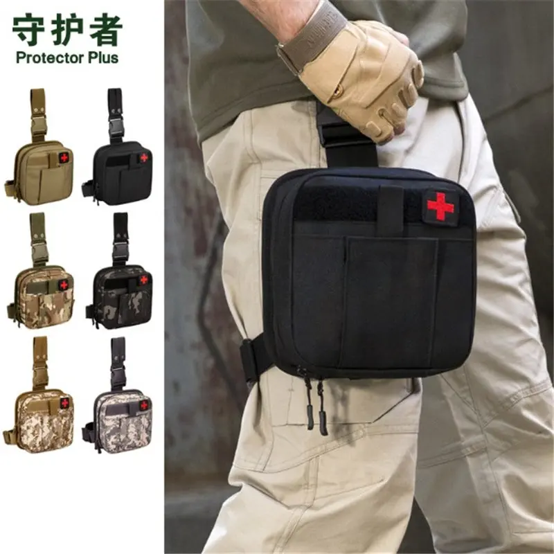 

PROTECTOR PLUS Leg bag 1000D Nylon fashion Tactical Leg Bag Waist Leg Bag For Camping Hiking Climbing best Military Waist Pack