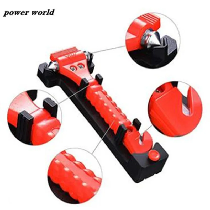 

1Pcs Mini Emergency Car Safety Hammer Outdoor Life Saving Escape Hammer Seat Belt Cutter Window Glass Breaker Hammer