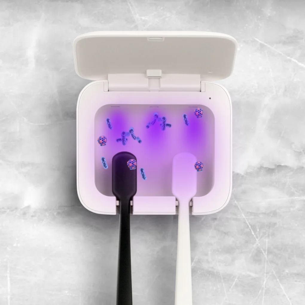 

Automatic UV Toothbrush Holder USB UV Tooth Brush Cleaning Box Wall-mounted UV Toothbrush Cleaning Box