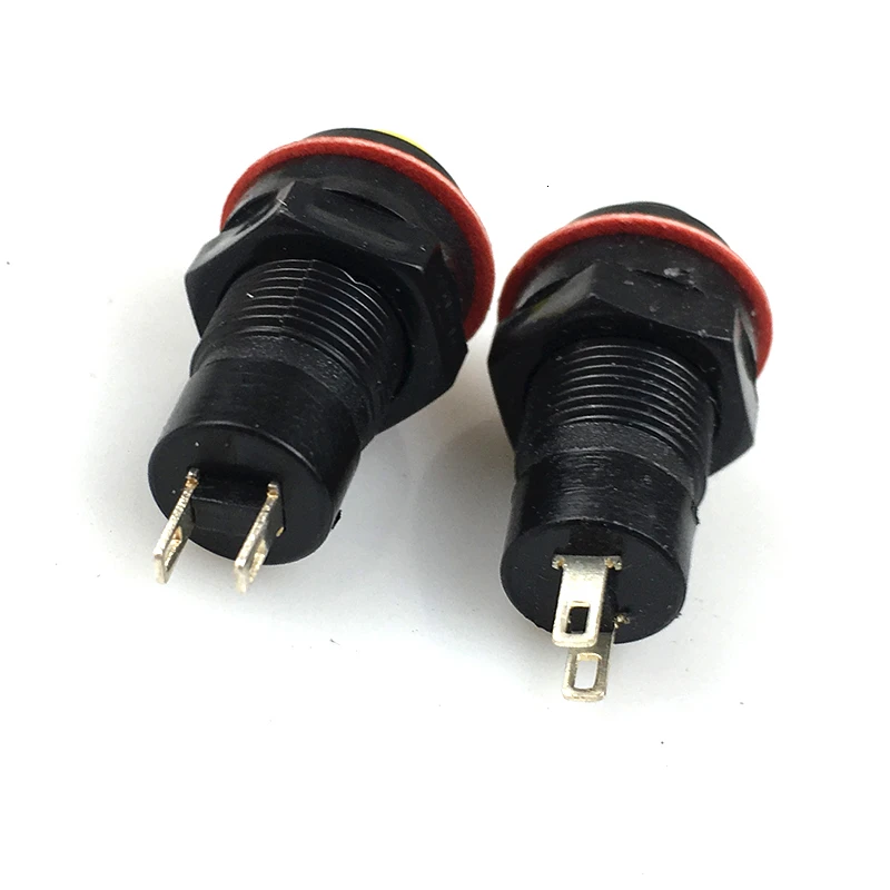 6 шт. 10 мм Кнопка автоматического переключения сброса кнопочный переключатель