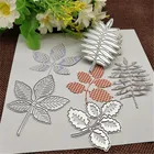 Набор металлических режущих трафаретов для скрапбукинга, 3 шт.