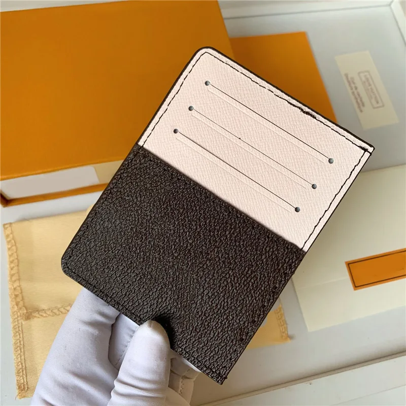 luxury womens and mens leather card bag the first choice to carry important cards multi cards slot and pockets with gift box free global shipping