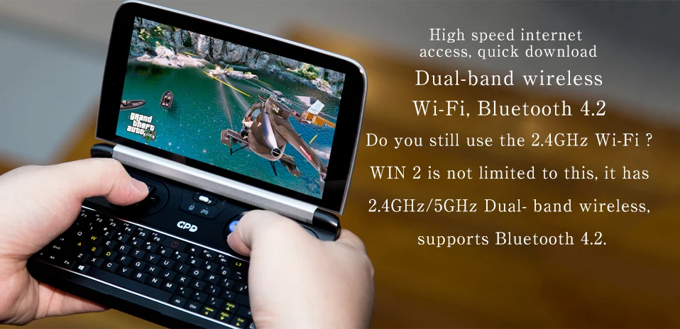 GPD Win 2 WIN2 Intel Core m3-8100y четырехъядерный " геймпад планшет Windows 10 8 Гб ram 256 ГБ rom карманный мини ПК компьютер Ноутбук