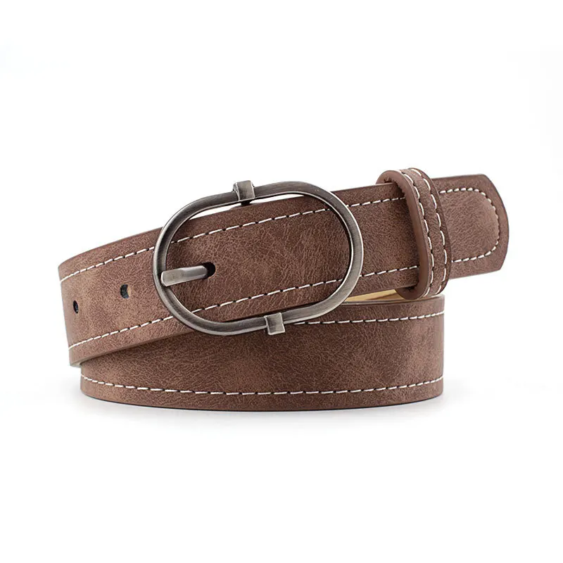 

2019 PU Leather Metal Pin Buckle Belt Women Luxury Strap Female Fashion Vintage Waistband Designer Women Belts for Dress Jeans