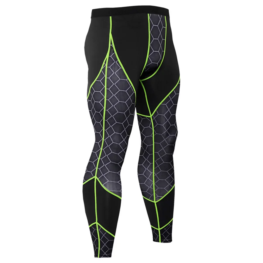 Mens Running Sport Shirts Compression Quick Dry Gym Fitness Jogging Training T Shirt Male Crossfit Workout MMA Skinny Tees Tops | Спорт и