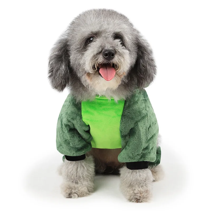 С рисунками зверей из мультфильмов костюм для кошки собаки маленьких собак и