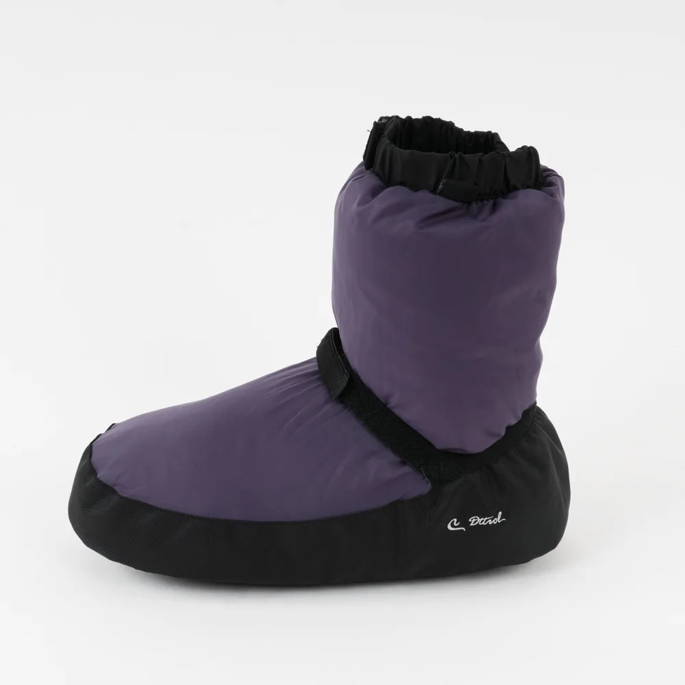 purple Профессиональные теплые балетки для женщин; балетки для танцев; мягкие танцевальные сапоги; Теплая обувь для защиты ног; балетки - Цвет: purple