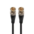 BNC кабель со штыревыми соединителями на обоих концах для подключения Никель покрытие Прямо Обжимные RG58 переходник для пигтейловпроводов кабеля 0,5 м
