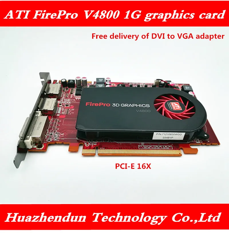 Видеокарта для Sapphire ATI FirePro V4800 DDR5 1 Гб профессиональные графические карты