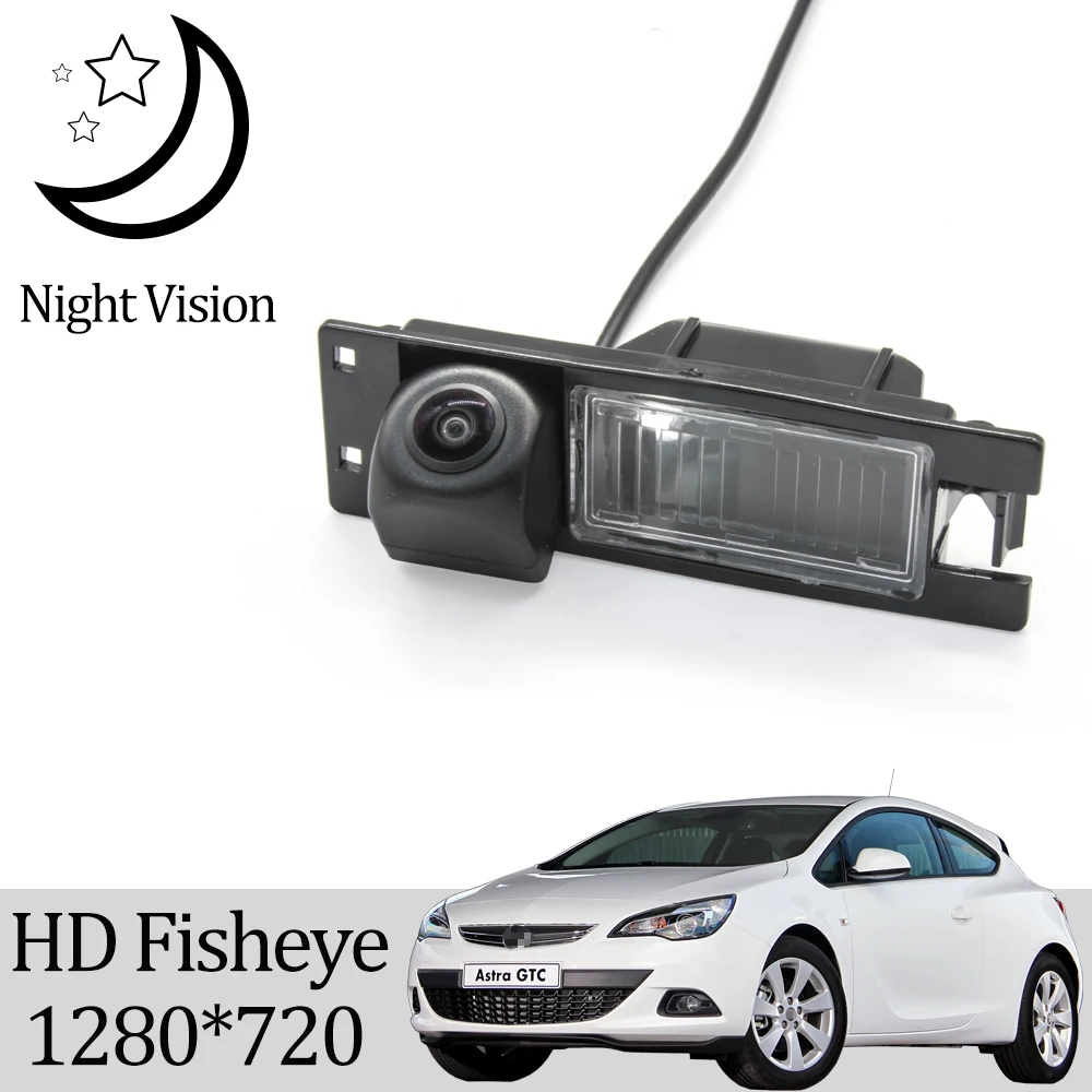 Owtosin HD 1280*720 рыбий глаз камера заднего вида для Opel Astra J GTC/Astra K GTC Хэтчбек 2009 2019