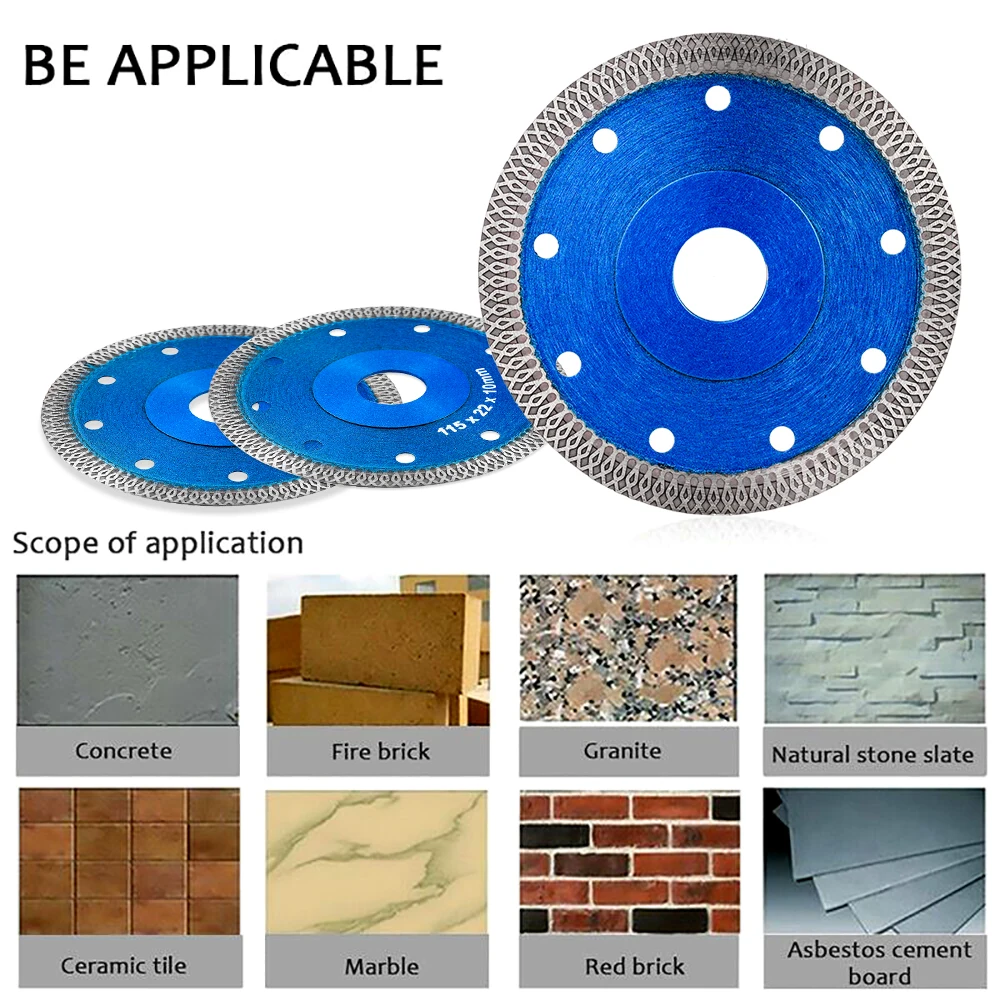Алмазный пильный диск Vastar 125 мм в волновом стиле для фарфоровой плитки керамики