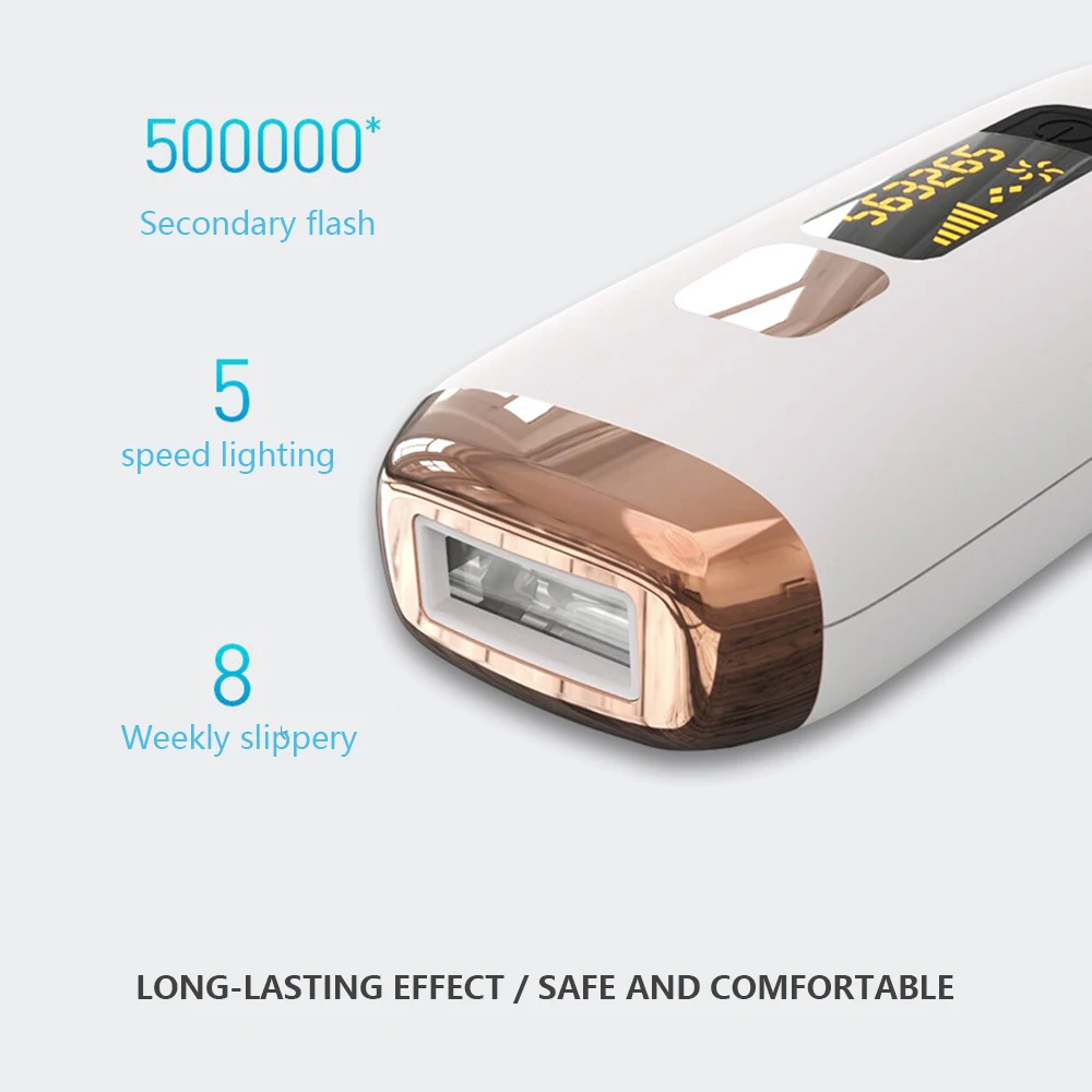 Эпилятор перманентное удаление волос 500000 Flash Touch Body Leg бикини триммер IPL лазерная эпиляция удаление волос Электрический эпилятор