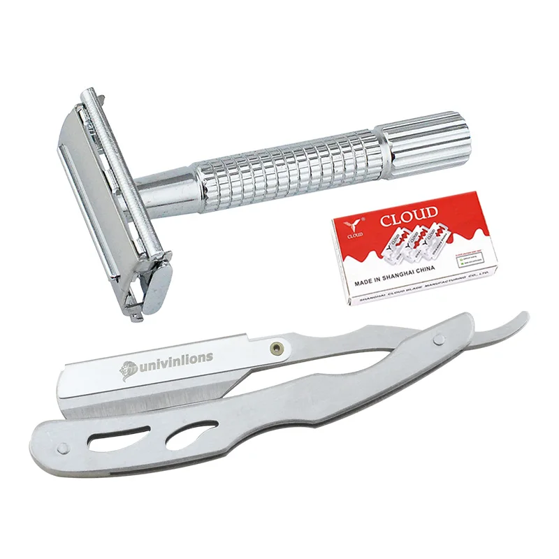 Straight Edge Stainless Steel Sharp Barber Razor Folding Shaving Knife Shave Beard Cutter