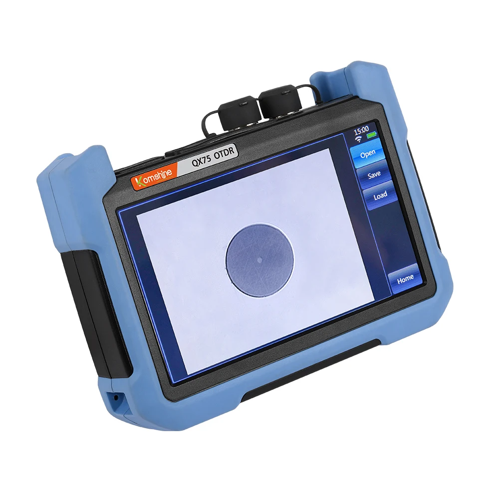 KomShine-OTDR multimodo QX75, OPM VFL integrado, 10mw MM, OTDR 850/1300nm, 23/21dB, reflect&oacute;metro de campo de tiempo &oacute;ptico-5