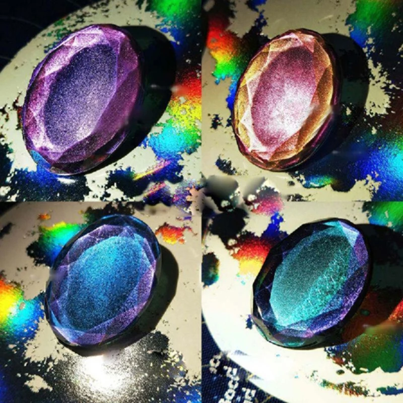 

8 Colors Magic Resin Pigment Rainbow Pearl Powder Colorant Epoxy Mold Glitter Filling Material Manicure Decorations