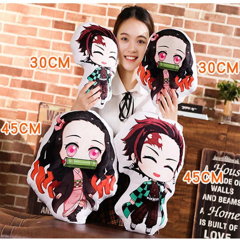 Двухсторонняя подушка для украшения дома рассекающий демонов: киметсу не яиба